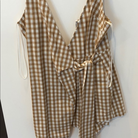 gingham romper yellow - Picture 2 of 4